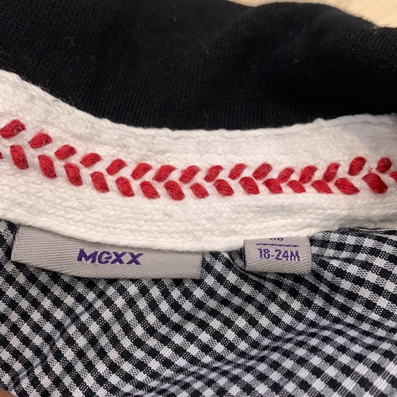 Mexx Gray/Black 3 Button Blazer with Detail Elbow Patches in Size 18-24M - Picture 5 of 7